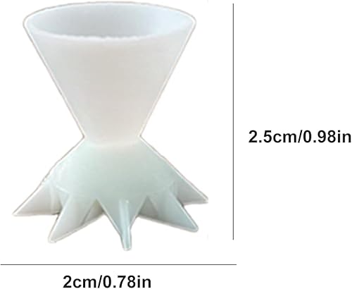 Miniatura 7 de Vasos partidos de silicona, taza dividida para verter pintura fluida, arte fluido, taza dividida de silicona, herramientas de pintura para verter
