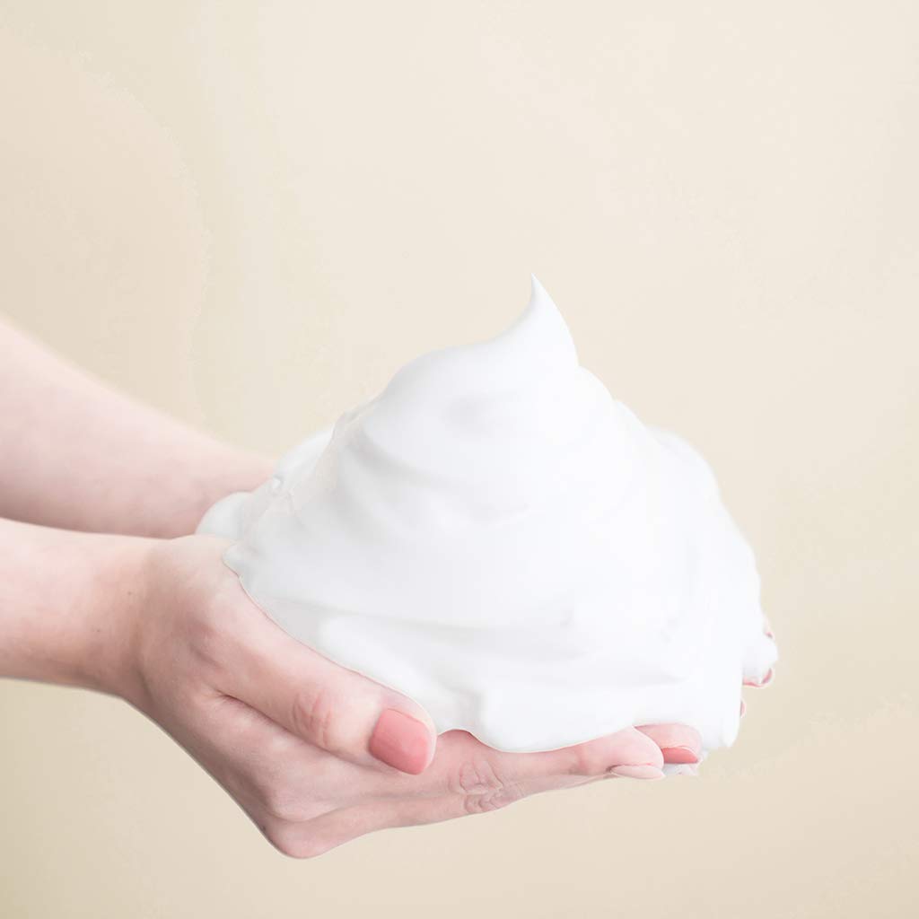 CORÉANA AMPLE:N Hyaluron Shot Bubble Cleanser – Korean Moisturizing Foaming Facial Cleanser with Hyaluronic Acid - Bubble Face Wash to Control Sebum - Oil Excretion and Refine Texture, 15.2 fl.oz.