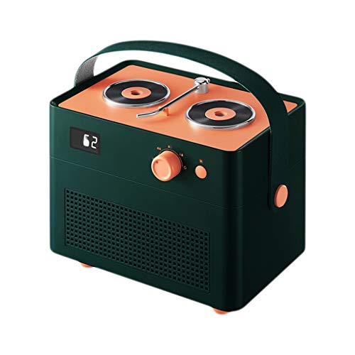 Diffuser for ätherische Öle Doppel Sprühbefeuchter große Menge Nebel Luftreinigung Haushalt Stille Schlafzimmer Retro-Plattenspieler