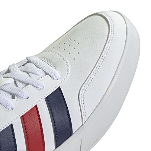 adidas Herren Breaknet 3.0 Shoes, FTWR White/Dark Blue/Better Scarlet, 46 2/3 EU – Ansicht 5