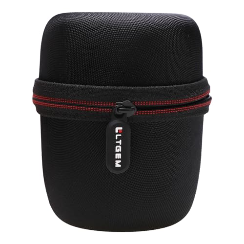 Image of LTGEM Case Compatible with Sony SRSXB13 /B /SRS-XB100 / SRS-XB12 Extra Bass Portable Waterproof Speaker, Black+Orange