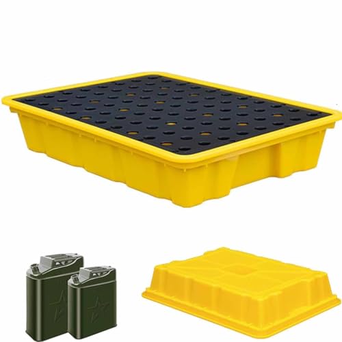 Bandeja para barriles químicos con drenaje y base a prueba de fugas 2