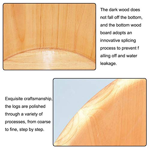 Spa de pies de madera sólido para adultos miniatura 4