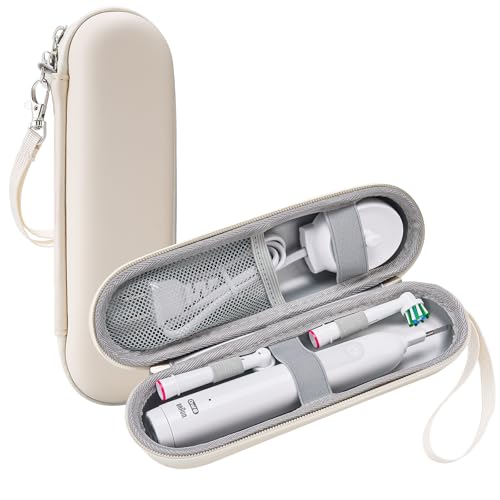 ProCase Estuche Cepillo Dientes Eléctrico para Oral B -Beige