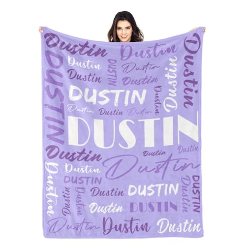 Personalized Blankets for Kids with Names Customized Blankets with Name for Adult Custom Blanket Gift for Birthday Christmas Valentines Day Gift