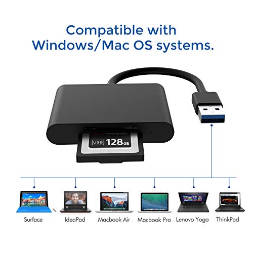 Lettore di schede SD XQD, lettore di schede di