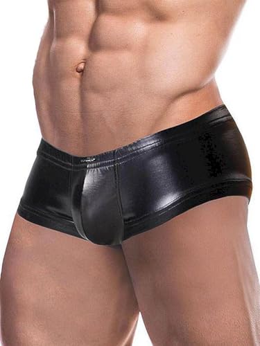 Boxer Cut4Men de cuero sintético negro talla L para hombre