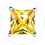 A.November(Yellow Topaz)-Princess Cut