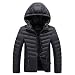 Produktbild Daysing Herren Ultraleichte Warme Daunenjacke Kapuzenjacke Winter Puffer Jacke isolierter Winterpuffermantel für den Außenbereich