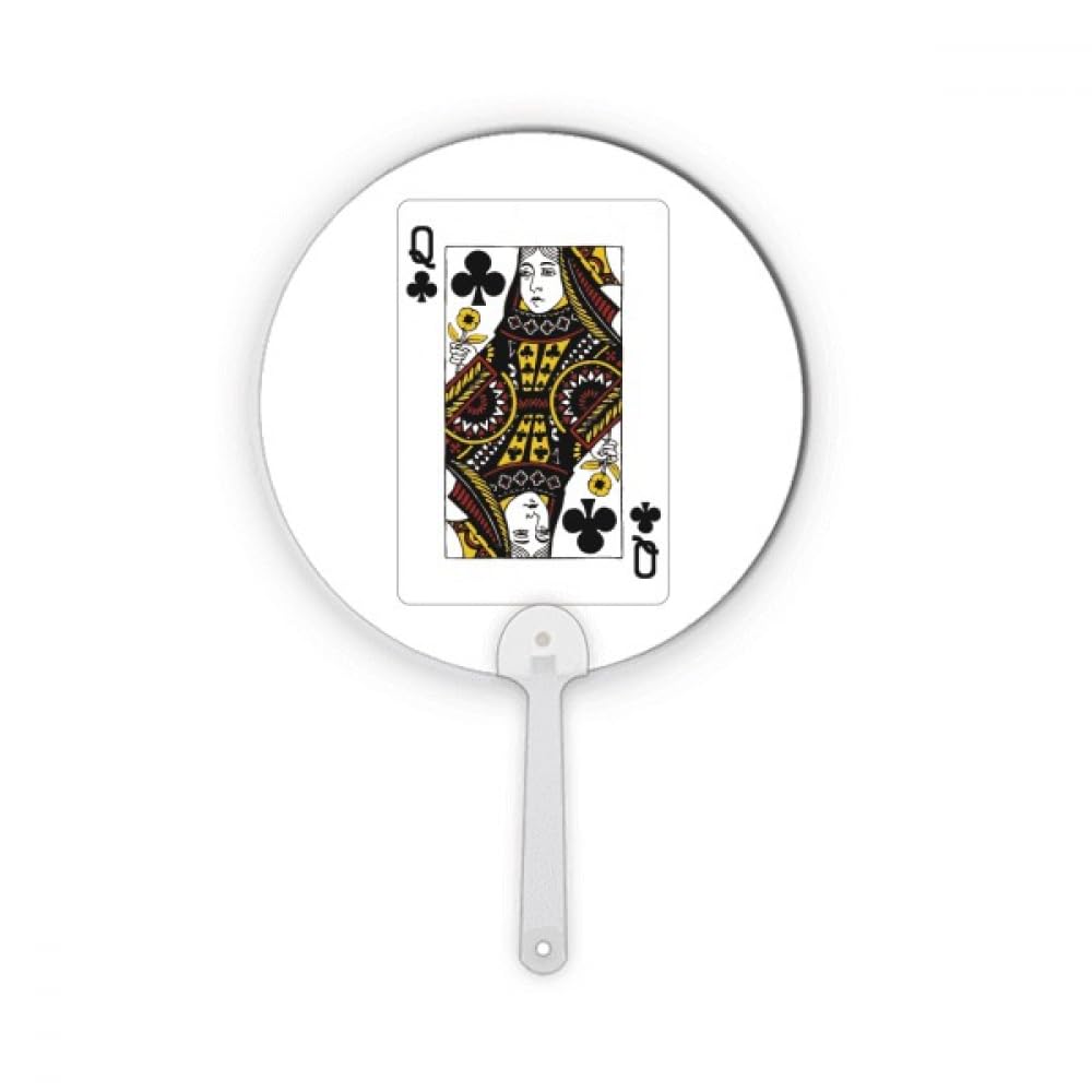 Jeu de cartes en plastique rond no/no Club Q pour décoration artisanale et projets créatifs