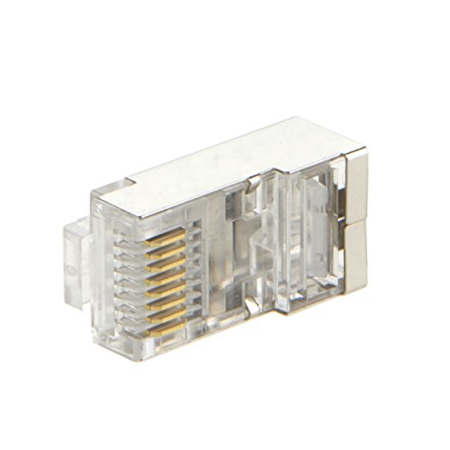 Cablecreation 100-pack Short Cat 6 a RJ45 Modular