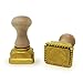 Produktbild LaGondola Professionelle Ravioli Stempel, aus Messing mit Holzgriff - 45x55 mm - Formen und Stanzer von den besten Restaurantküchen und Chefs benützt
