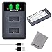 Batmax NP-FC10 NP-FC11 Battery and USB Battery Charger Compatible with Sony Cyber-shot DSC-F77 DSC-F77A DSC-P2 DSC-P3 DSC-P5 DSC-P7 DSC-P8 DSC-P9 DSC-P10 DSC-P12