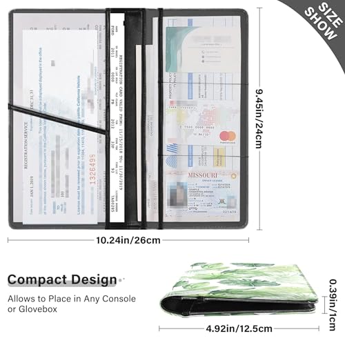 Organizador para carro de cuero PU miniatura 3