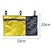 Amagogo Hammock Organizer Bag Dangling Pouch, Portable Hammock Storage Bag Storage Container for Camping Climbing Hiking Outdoor Sports, Yellow
