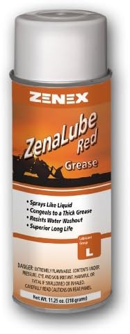 Zenex ZenaLube Red Professional Red Grease Lubricant - 12 Cans (Case) | Not for sale in California