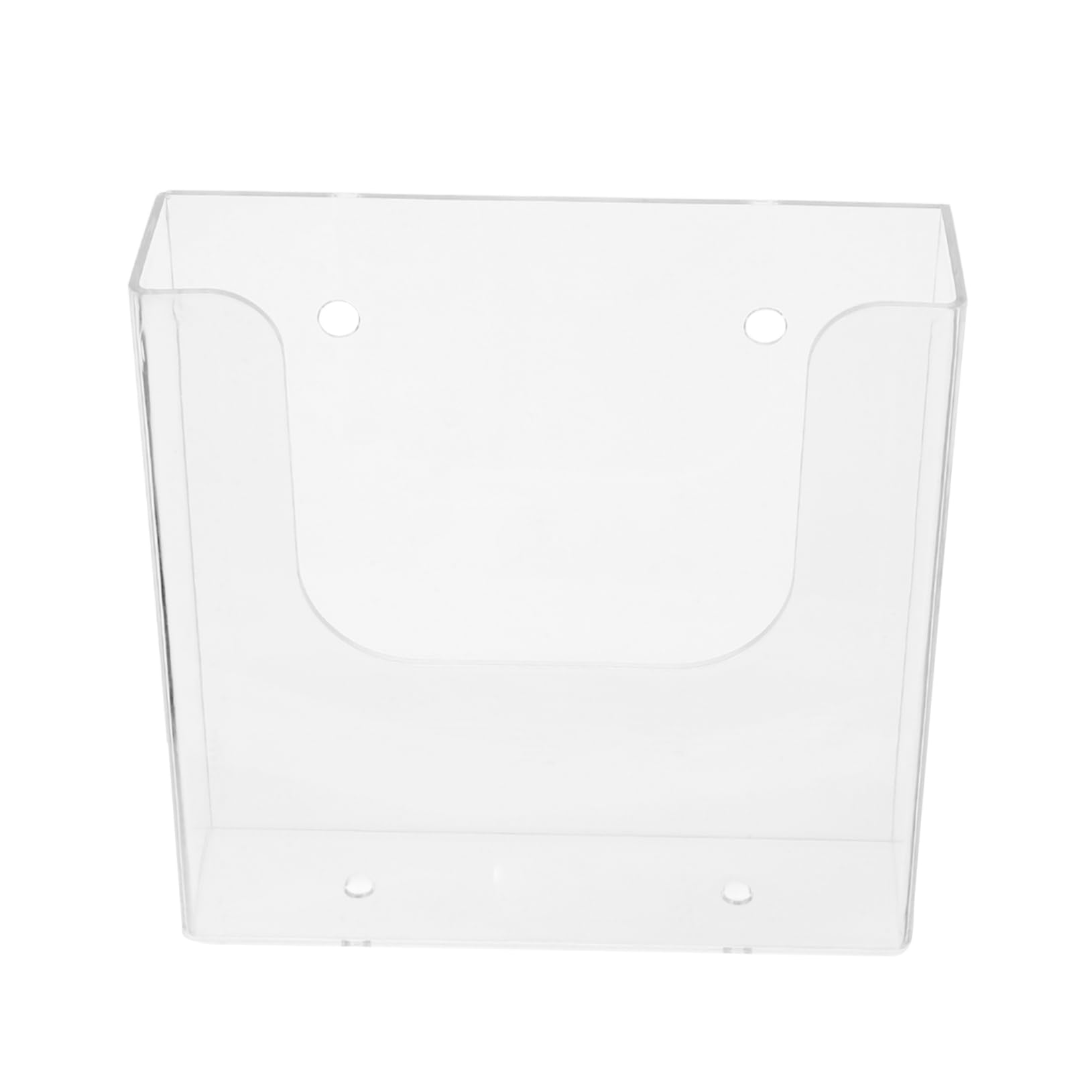 DOITOOL Boîte de Rangement de Bureau en Plastique Design Moderne et Trous pour Organiser Documents, Robuste Usage Bureau