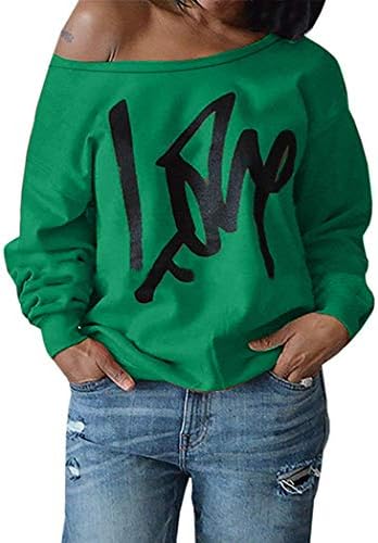 AM CLOTHES Womens Plus Size Off The Shoulder Tops Sweatshirt Slouchy Causal Blouse Shirts