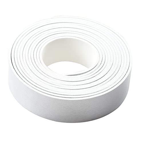 Picheng Leather Strips 1 Inch Wide 100 Inches Long, Leather Belt Strap Very Suitable For Pet Collars, Traction Ropes,Belts, Keychains Diy Craft Projects (Pearl Silver) #TOP2