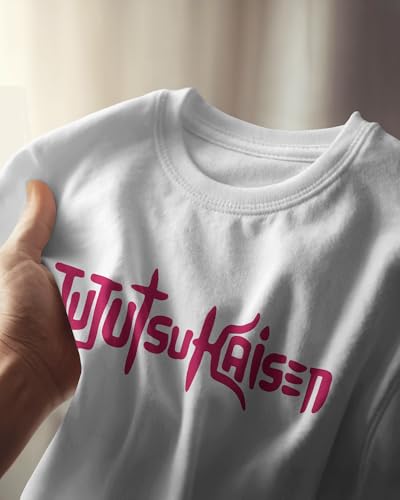 Image of Jujutsu Kaisen Anime T-Shirt, Black Cotton, Oversized Graphic Print, Unisex. Round Neck gojo satoru Tshirt Black Half Sleeves Pure 100% Cotton