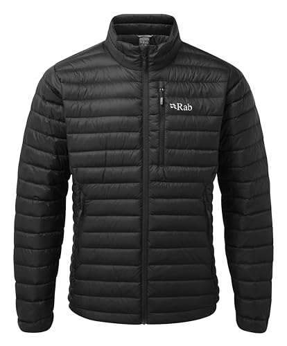 Rab Men's Microlight Jacket - 700-Fill Down Hooded Puffer Coat for