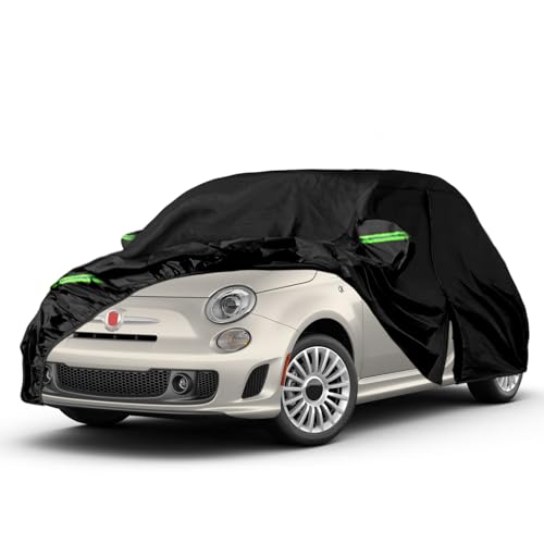 Autoabdeckung Wasserdicht Ersatz für FIAT 500/500C/500E/Abarth 2007-2024 Auto