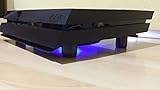 SM-PC® PS4 / PS4 Slim / PS4 Pro Kühler USB Design Cooler Lüfter 18cm Ständer passend für Playstation 4 Zubehör SCHWARZ - LED Beleuchtung #783
