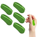 Akupressur Clip, Massage Handklammer zum Abnehmen, Abnehm Klammer, Tragbares Akupressurgerärt, Akupunktur Clip zum Abnehmen, Linderung von Kopfschmerzen und Verspannungen,5 Stück(grün)