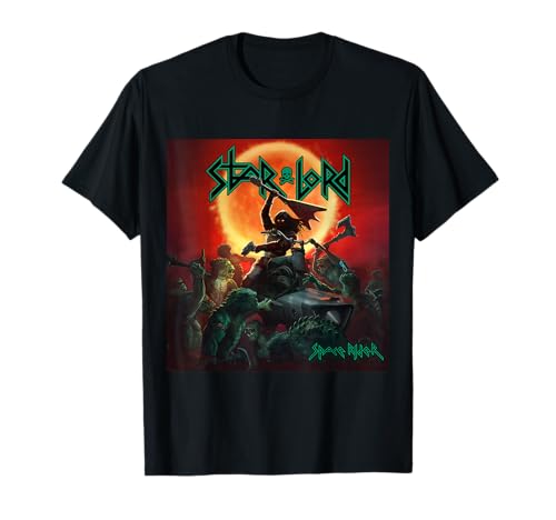 T-shirt Star-Lord Band de Marvel's Guardians of the Galaxy en coton noir pour fan de gaming