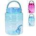 Murago - Getränkespender mit Zapfhahn ca. 2 Liter Blau Wasserspender Saftspender Kunststoff hervorragend für Kinder Plastik