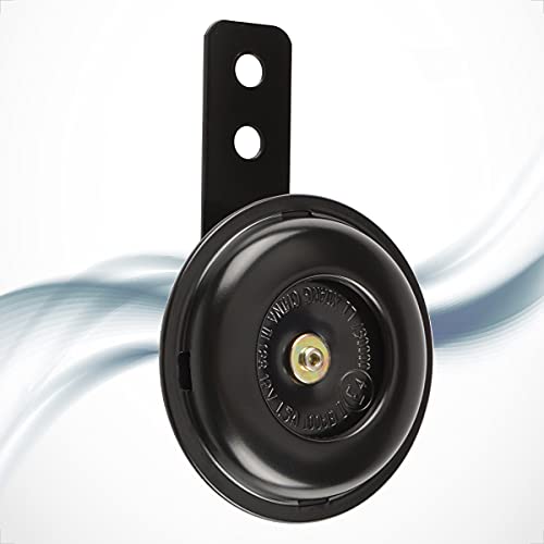 E-MARK E-getest volgens claxon 12V signaalhoorn voor motorvoertuig auto vrachtwagen bromfiets roller scooter ATV zwart gecoat metaal - Image 7