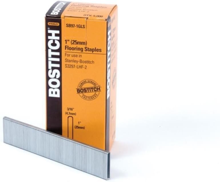 Bostitch 1 in. Staples Box of 5000 Hardwood Flooring Staples