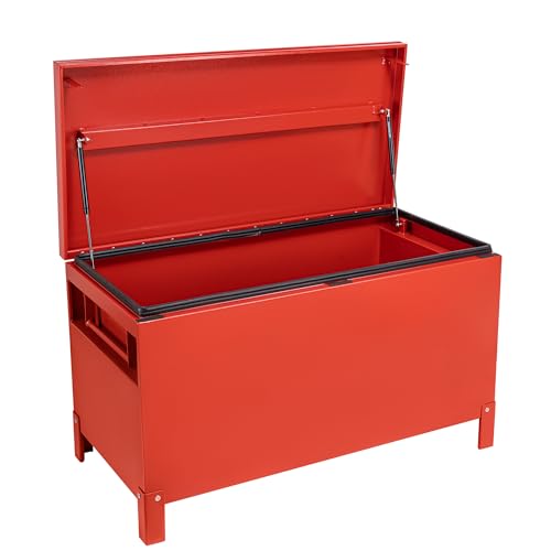 GAOMON Large Tool Box Truck Bed Toolboxes Aluminum Heavy Duty Waterproof Free Assemble Tool Organizer Chest Cabinet Toolbox with Side Handles for Pick