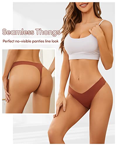 Domee-Tangas-sin-Costuras-Ropa-Interior-Invisible-Bragas-Mujer-Pack-de-6