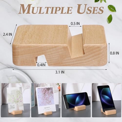 Image of Cinnvoice 10 Pcs Embroidery Hoop Display Embroidery Hoop Wooden Base Holder Embroidery Cross Stitch Stand Decor Embroidery Frames Display Stand for Embroidery Cross Stitch Hoop Accessories Decor