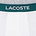 Lacoste Men's Cotton Stretch Essentials Boxer Briefs, 3-Pack, Black/White/Dove Grey, Large