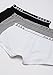 BOSS Men's 3-Pack Stretch Cotton Regular Fit Trunks, White/Gray/Black, Large