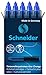 Schneider 185403 Rollerpatrone One Change (für Tintenroller One Change, 1x 5 Stück, dokumentenecht, nicht löschbar) blau
