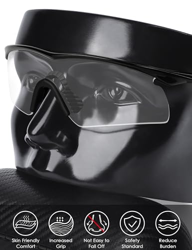 Image of BLAZERBUCK Soft Replacement Nose Pads Nose Pieces for Oakley M Frame Series Sunglasses - Black + Black