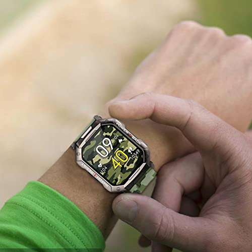 yanjing-Relojes-Inteligentes-para-Mujer-Reloj-Inteligente-con-Pantalla-tactil-de-183-Pulgadas-rastreador-de-Actividad-fisica-con-Monitor-de-frecuencia-cardiaca-Pasos-Seguimiento-de-calorias