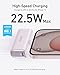 Anker iPhone 16 Portable Charger, Nano Power Bank with Built-in USB C Connector, 5,000mAh Portable Charger 22.5W, for iPhone 16/15 Series, Samsung S22/23 Series, iPad Pro/Air, AirPods, and More