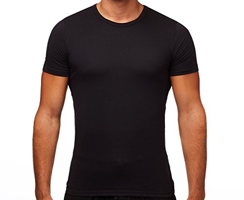 Hugo Boss Mens T-Shirt Rn 2P Co/El 10194356 01 Boxer Briefs, Black, Large Us #TOP1