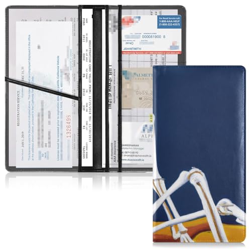 Organizador de Documentos de Cuero Slim miniatura 6