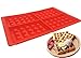 DUBENS Moule à gaufres en silicone gaufré en forme de gaufrier en silicone pour enfants Eckige Form
