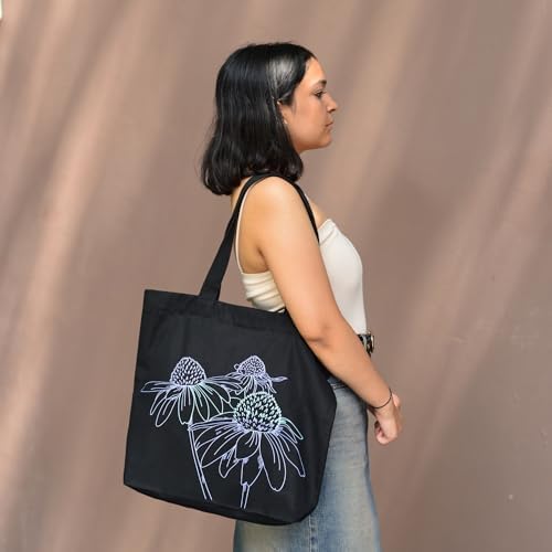 Large Eco-Friendly Canvas Tote Bag for Women - Stylish & Versatile - Image 4
