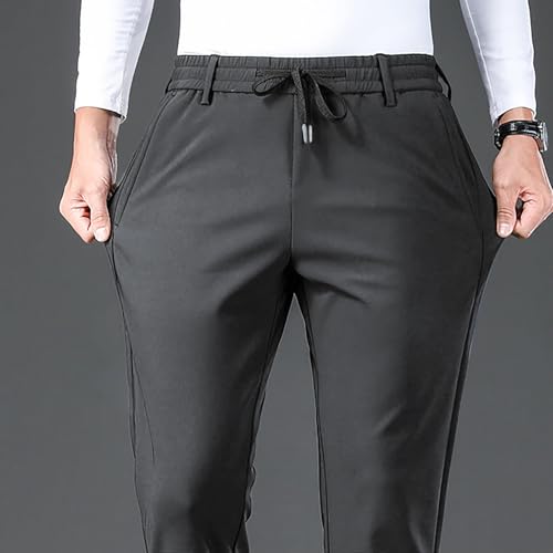 Dress Pants for Men Business Casual Trousers Pleated Front Straight Leg Plus Size Work Pants Office Wedding Trendy4