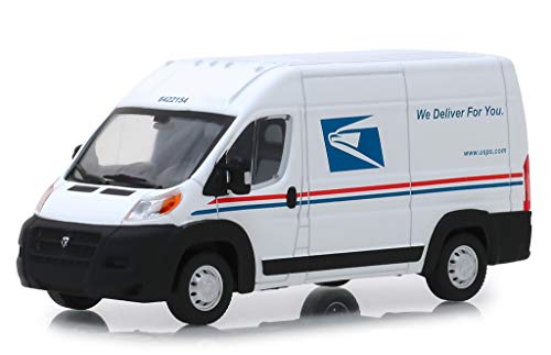Greenlight 86154 1: 43 2018 Ram Promaster 2500 Cargo High Roof - United States Postal Service (USPS) - New Tooling, Multi - Thumbnail 2