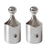 NRC&XRC Marine - 2 bolas de acero inoxidable Bimini con parte superior de 7/8 o 1 pulgada de diámetro interior