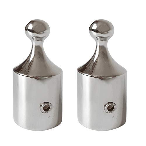 NRC&XRC Marine 2PCS Bimini Top Stainless Steel End Ball 7/8