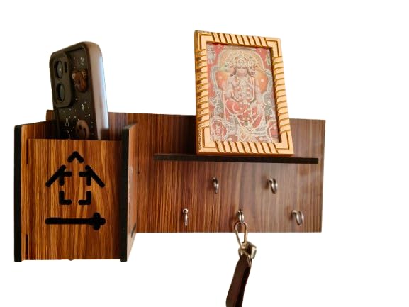 Porte-clés en bois à suspendre pour réchauffer la déco de votre foyer